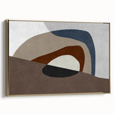 Earthbound Layers – Neutral Abstract Prints from Earthen Harmony