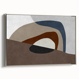 Earthbound Layers – Neutral Abstract Prints from Earthen Harmony