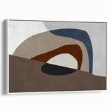 Earthbound Layers – Neutral Abstract Prints from Earthen Harmony