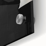 Geometric Minimalist Abstract Wall Art – Bold Black and White Shapes