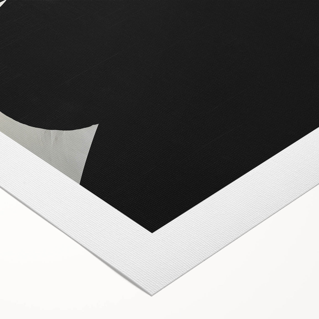 Geometric Minimalist Abstract Wall Art – Bold Black and White Shapes