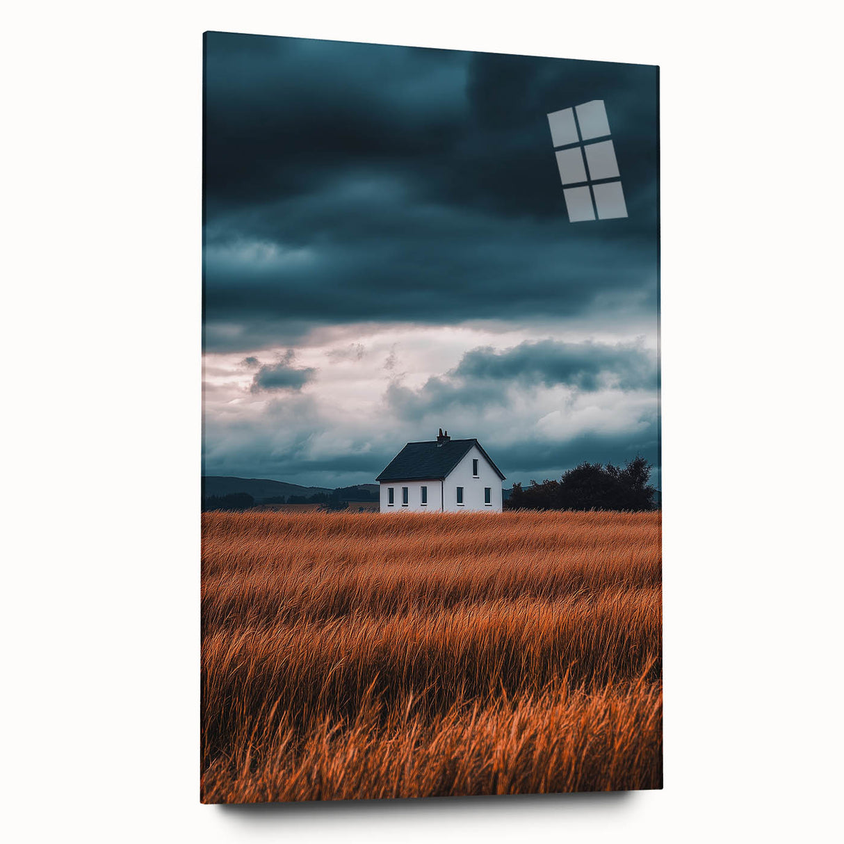 Storm Over the Fields – Dramatic Landscape Art & Nature Wall Decor