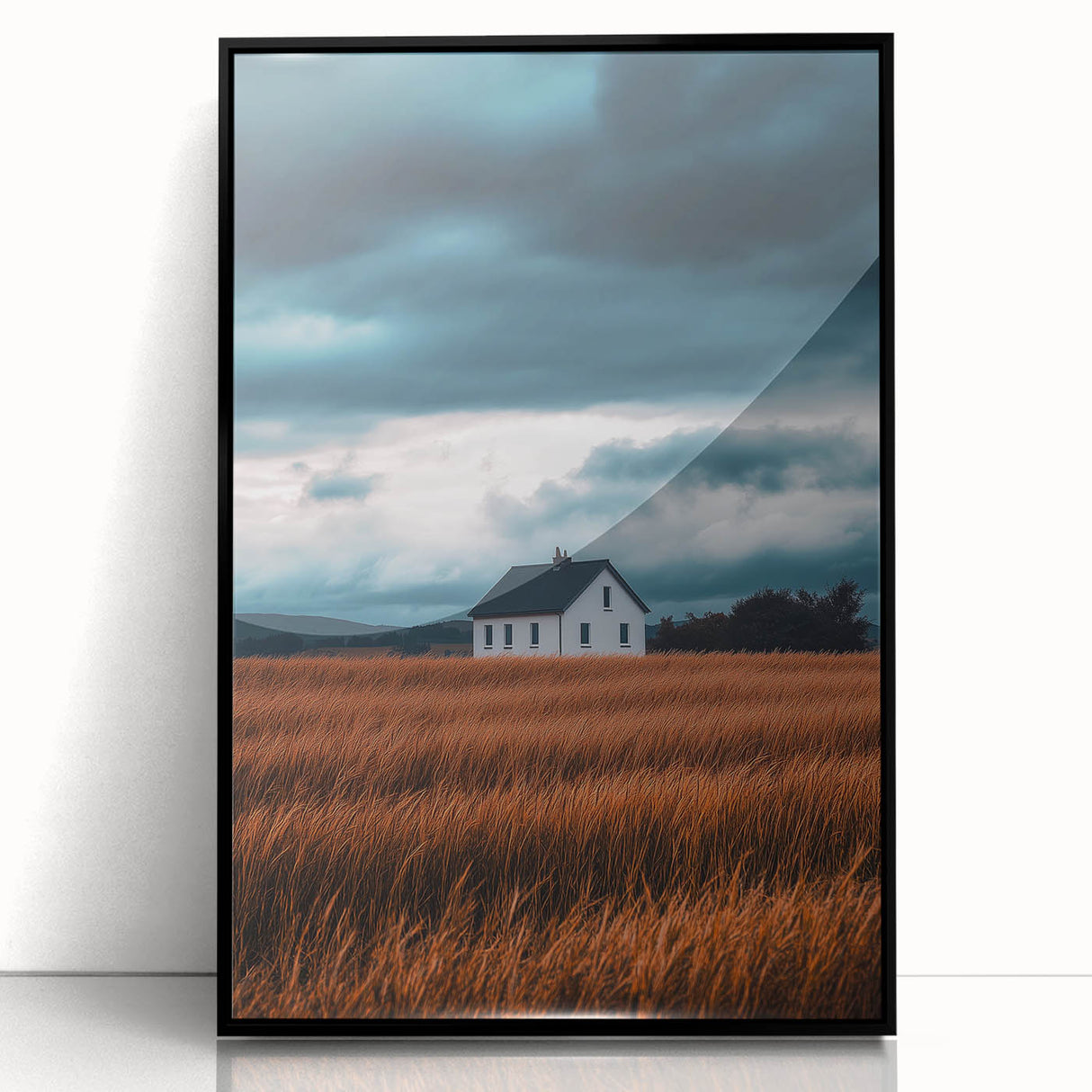Storm Over the Fields – Dramatic Landscape Art & Nature Wall Decor