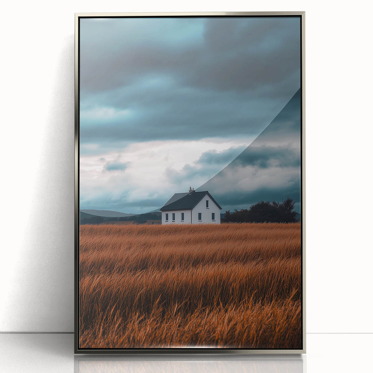 Storm Over the Fields – Dramatic Landscape Art & Nature Wall Decor