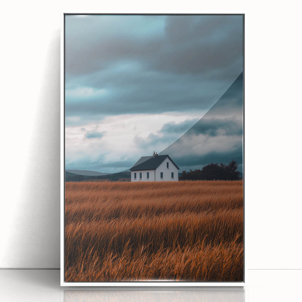 Storm Over the Fields – Dramatic Landscape Art & Nature Wall Decor