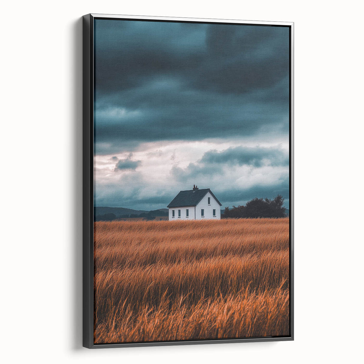 Storm Over the Fields – Dramatic Landscape Art & Nature Wall Decor