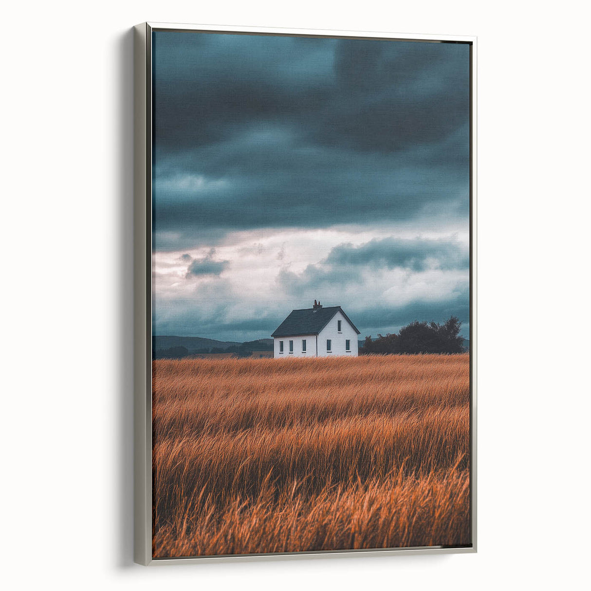 Storm Over the Fields – Dramatic Landscape Art & Nature Wall Decor