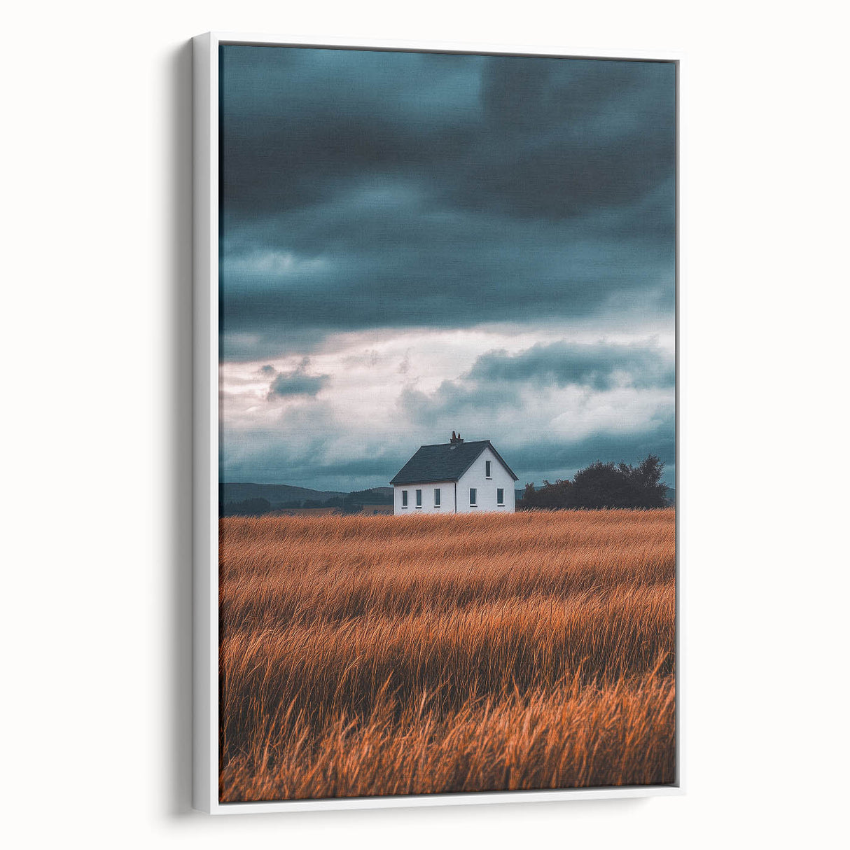 Storm Over the Fields – Dramatic Landscape Art & Nature Wall Decor