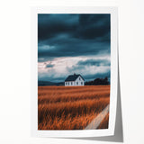 Storm Over the Fields – Dramatic Landscape Art & Nature Wall Decor