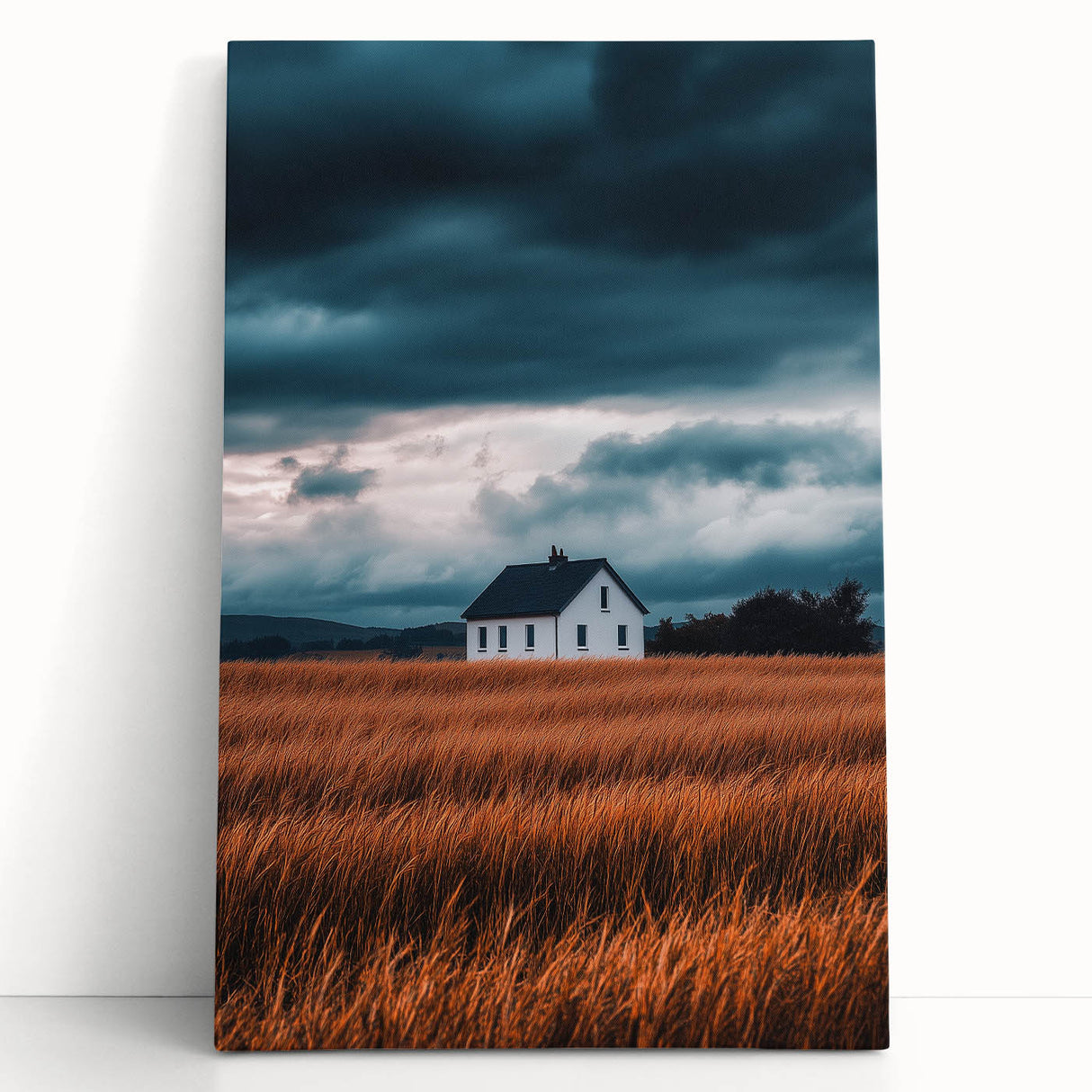 Storm Over the Fields – Dramatic Landscape Art & Nature Wall Decor