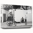 Urban Landscape Photography Decor – Street Musician Wall Art