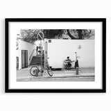 Urban Landscape Photography Decor – Street Musician Wall Art