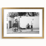 Urban Landscape Photography Decor – Street Musician Wall Art