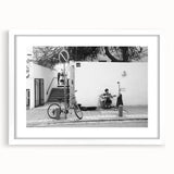 Urban Landscape Photography Decor – Street Musician Wall Art