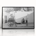 Urban Landscape Photography Decor – Street Musician Wall Art