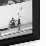Urban Landscape Photography Decor – Street Musician Wall Art