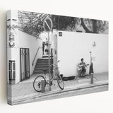Urban Landscape Photography Decor – Street Musician Wall Art