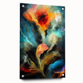 Contemporary Fluid Art Pieces - Abstract Fluid Canvas Art Multicolor