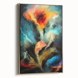 Contemporary Fluid Art Pieces - Abstract Fluid Canvas Art Multicolor