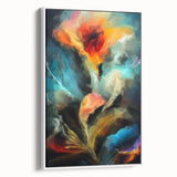 Contemporary Fluid Art Pieces - Abstract Fluid Canvas Art Multicolor