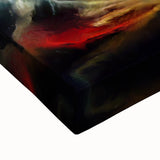 Contemporary Fluid Art Pieces - Abstract Fluid Canvas Art Multicolor