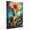 Contemporary Fluid Art Pieces - Abstract Fluid Canvas Art Multicolor