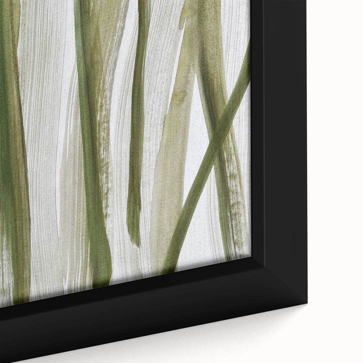 Earthen Harmony Abstracts – Olive Green and Light Gray Wall Art