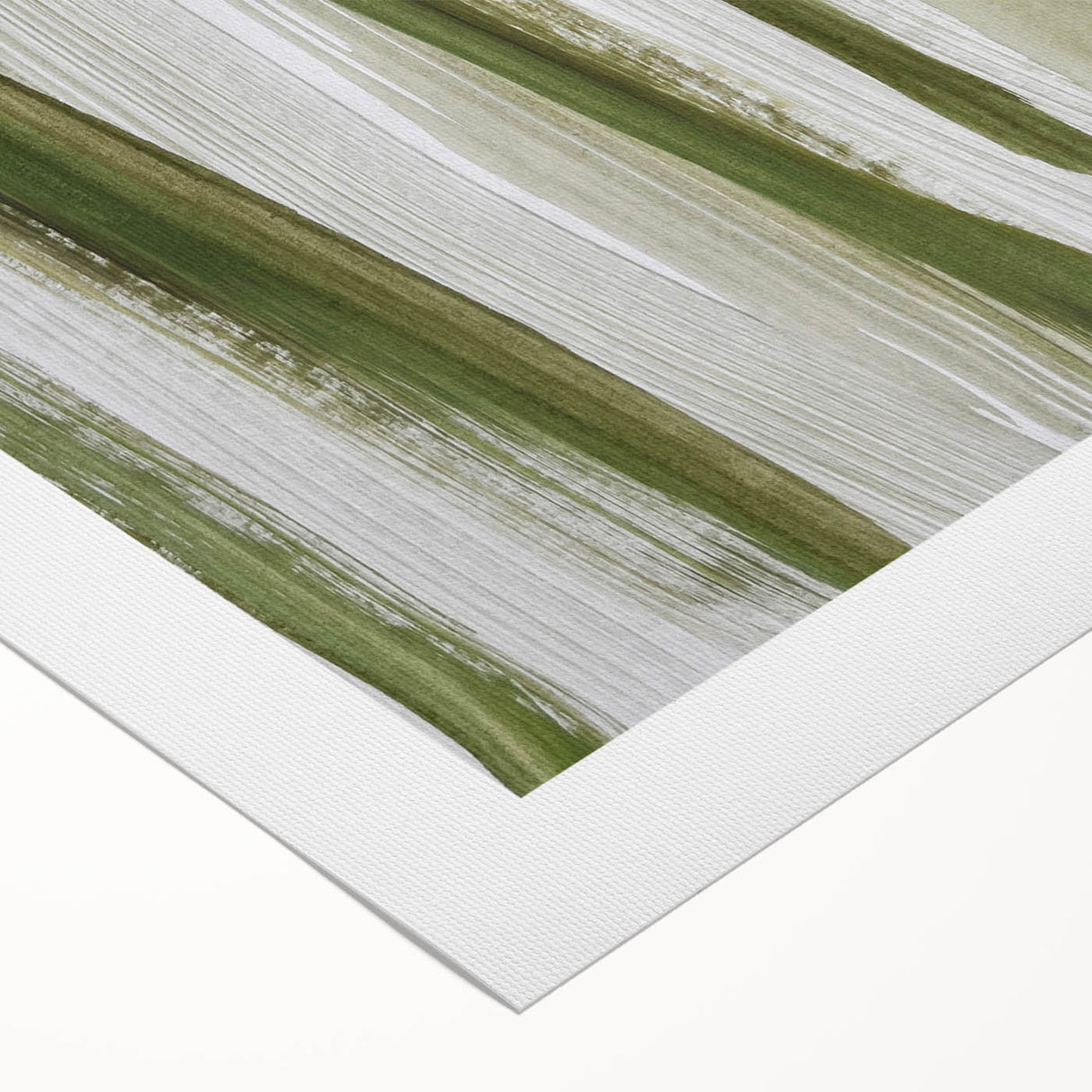 Earthen Harmony Abstracts – Olive Green and Light Gray Wall Art