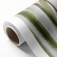Earthen Harmony Abstracts – Olive Green and Light Gray Wall Art