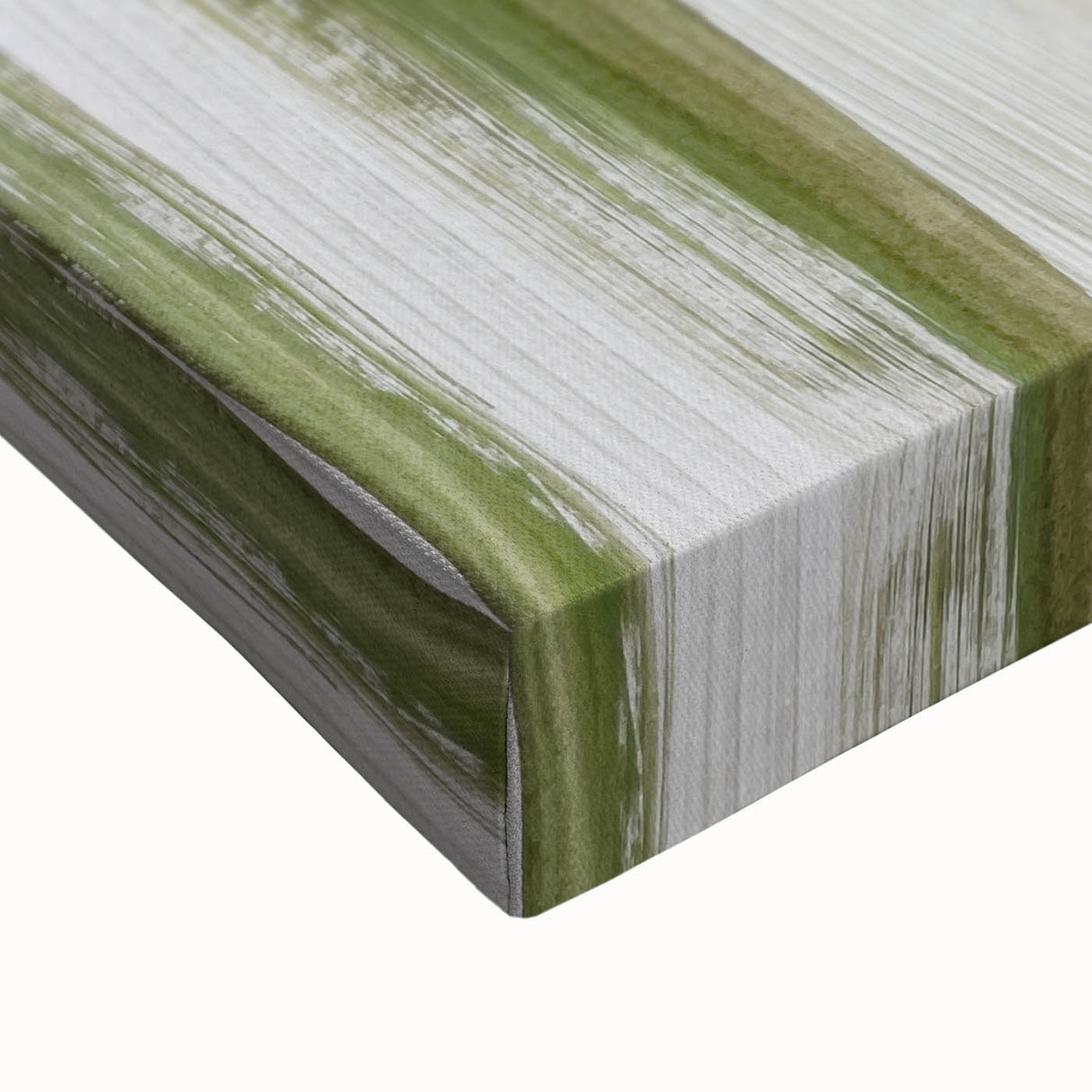 Earthen Harmony Abstracts – Olive Green and Light Gray Wall Art