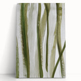 Earthen Harmony Abstracts – Olive Green and Light Gray Wall Art