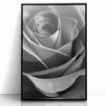 Black and White Rose - Fine Art Photography Canvas Print