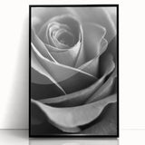 Black and White Rose - Fine Art Photography Canvas Print
