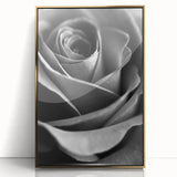 Black and White Rose - Fine Art Photography Canvas Print
