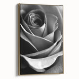 Black and White Rose - Fine Art Photography Canvas Print