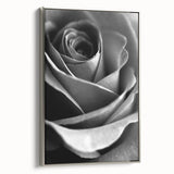 Black and White Rose - Fine Art Photography Canvas Print