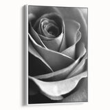 Black and White Rose - Fine Art Photography Canvas Print