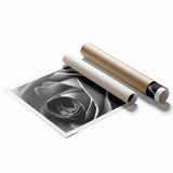 Black and White Rose - Fine Art Photography Canvas Print