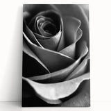 Black and White Rose - Fine Art Photography Canvas Print