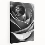 Black and White Rose - Fine Art Photography Canvas Print