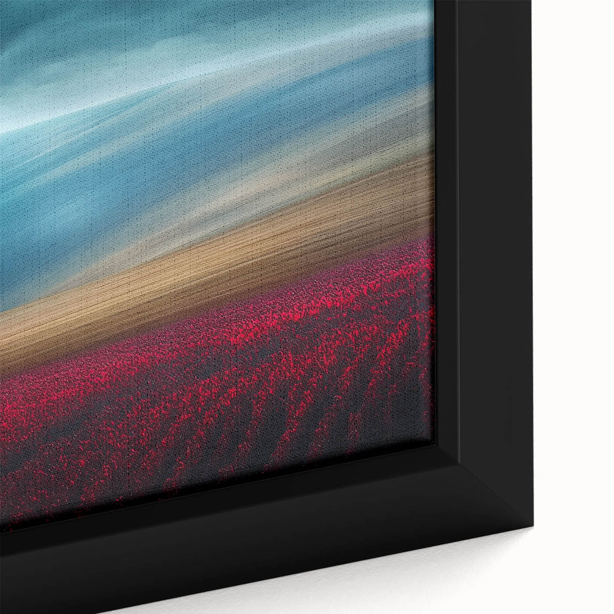 Crimson Tree on Rolling Hills – Landscape Art Prints & Wall Decor