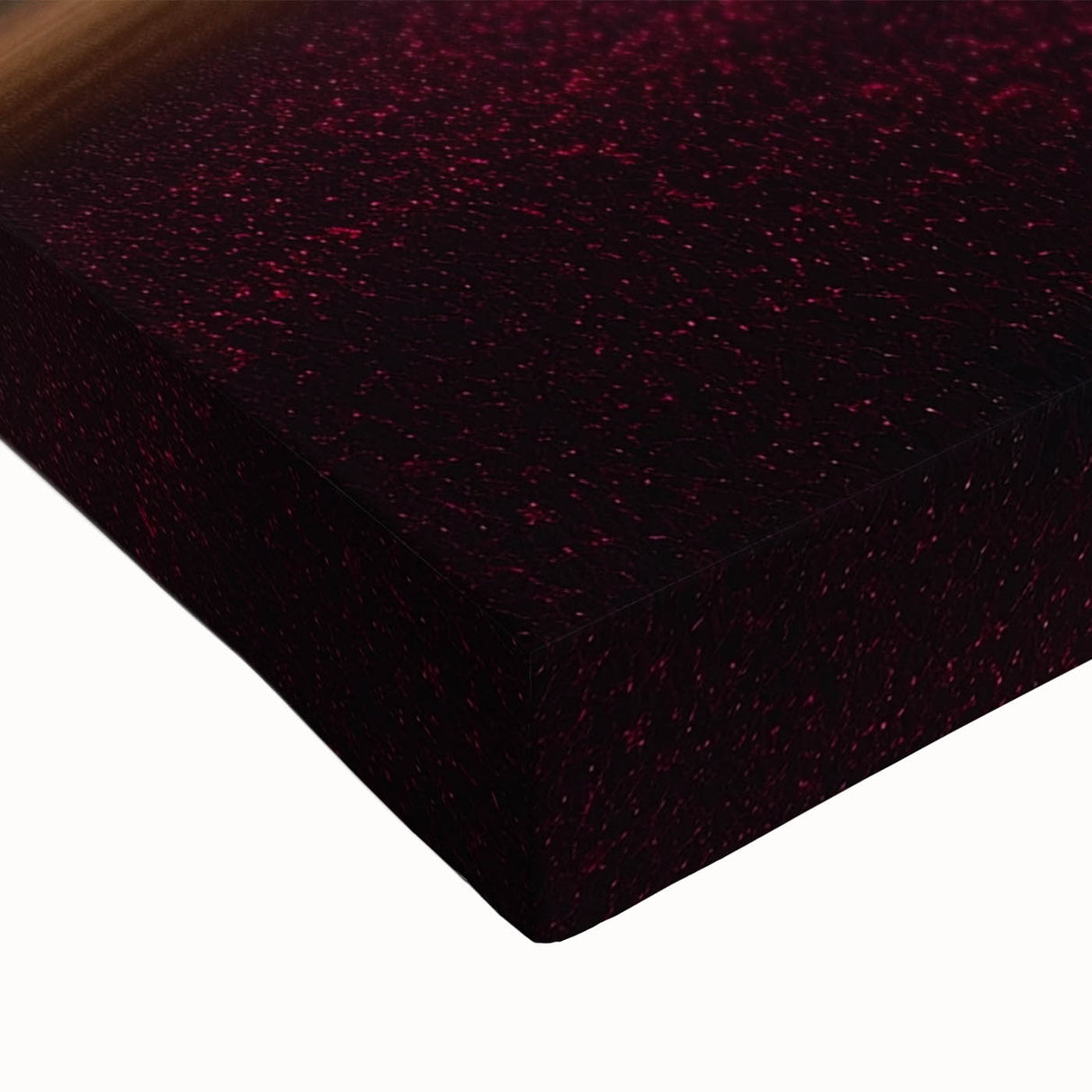 Crimson Tree on Rolling Hills – Landscape Art Prints & Wall Decor
