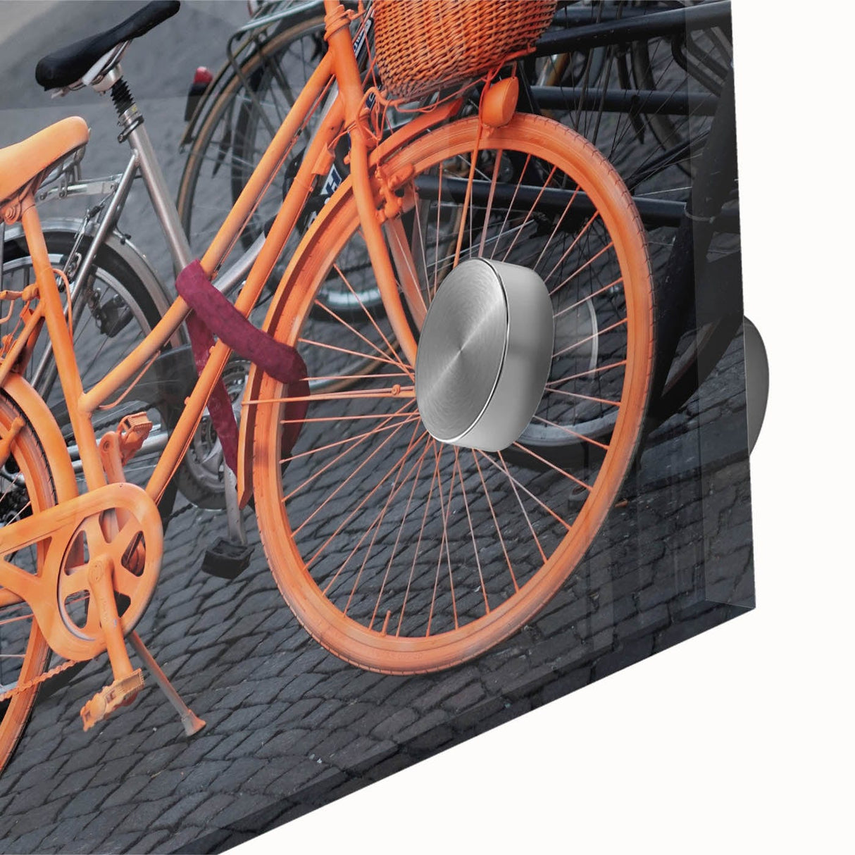 Cityscape Photography Prints – Bold Urban Bicycle Street Art