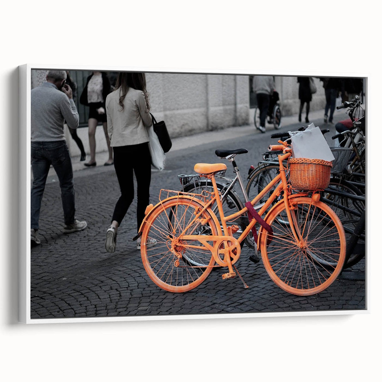 Cityscape Photography Prints – Bold Urban Bicycle Street Art