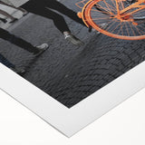 Cityscape Photography Prints – Bold Urban Bicycle Street Art