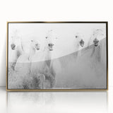 Wild Horses in Motion - Black & White Fine Art Photography