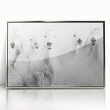 Wild Horses in Motion - Black & White Fine Art Photography