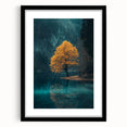 Golden Tree Reflection – Tranquil Landscape Art Prints & Decor