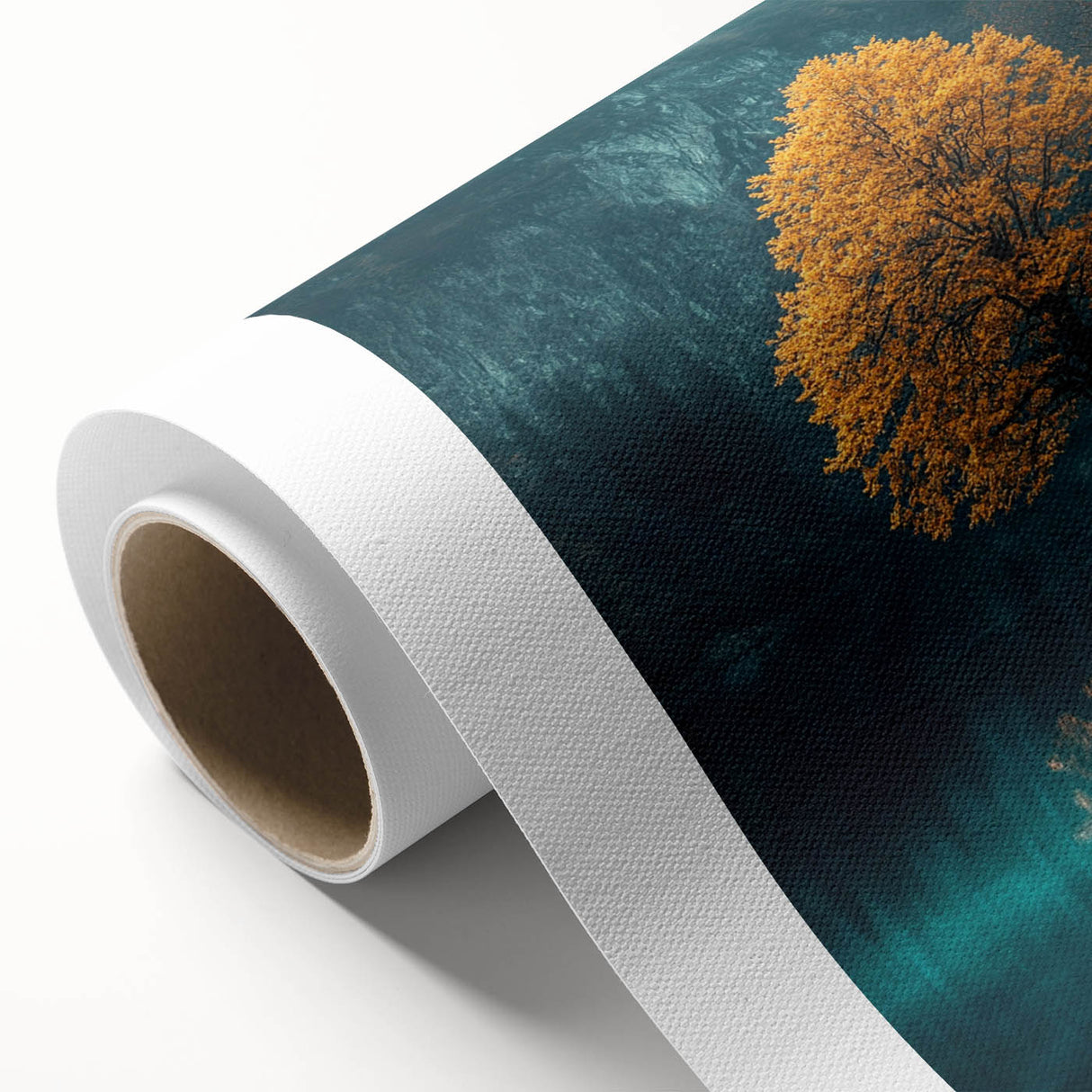 Golden Tree Reflection – Tranquil Landscape Art Prints & Decor