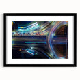 Vibrant Cityscape Canvas Prints – Neon Highway Modern Wall Art